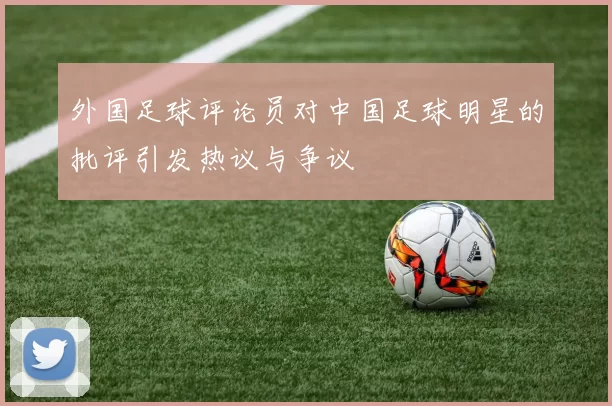 外国足球评论员对中国足球明星的批评引发热议与争议